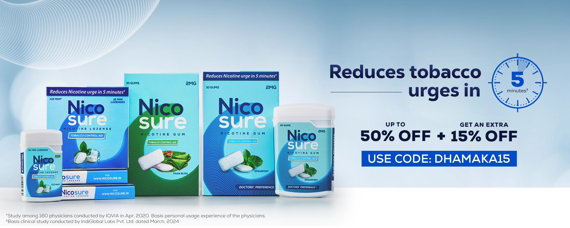 Guide to controlling tobacco urges - Nicosure