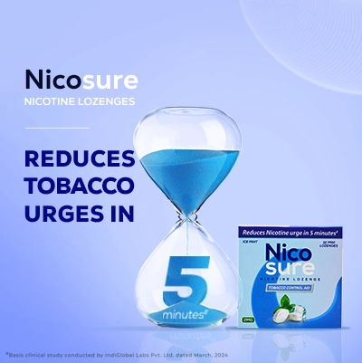 Reduce Tobacco Urges with Nicosure Ice Mint Lozenges