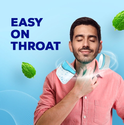 Nicosure nicotine gum easy on throat and helpful for reducing tobacco cravings