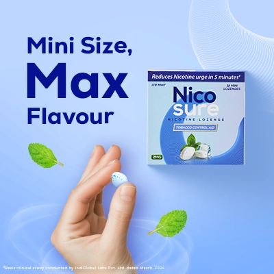 Nicosure Nicotine Ice Mint Lozenges with Max Flavour
