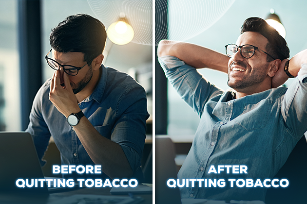 Nicosure Before and After Quitting Tobacco