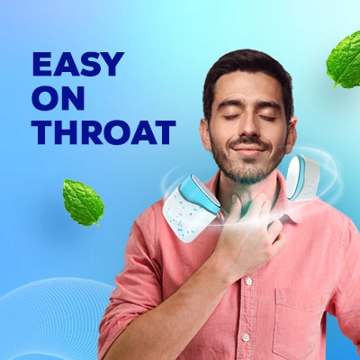 Nicosure nicotine gum easy on throat and helpful for reducing tobacco cravings