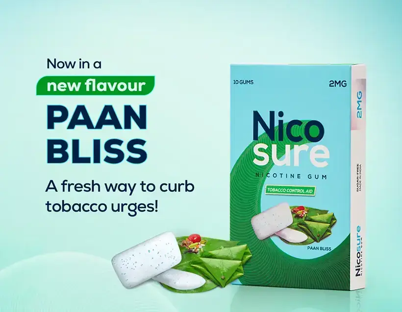 Nicosure Paan Flavored Nicotine Gums