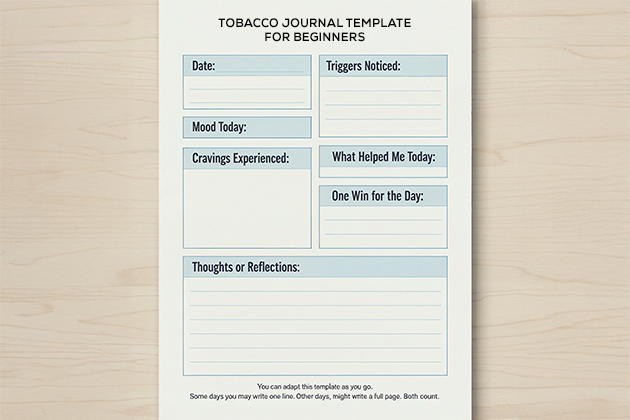 Tobacco journal template